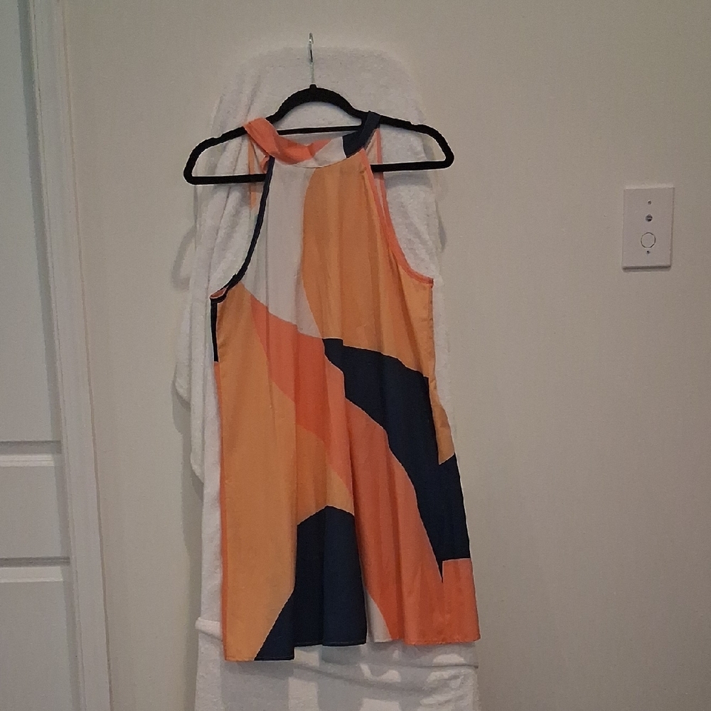 Colorful Sleeveless Women's Dress